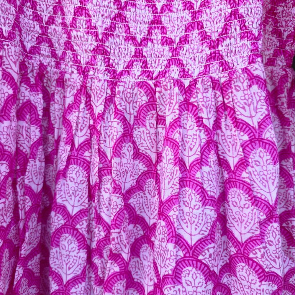 Roller Rabbit Jemina Ren Dress Dusty Rose Floral Size M - Picture 5 of 9